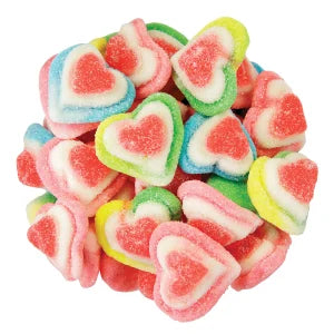 Gummy Triple Layer Hearts (2 oz)