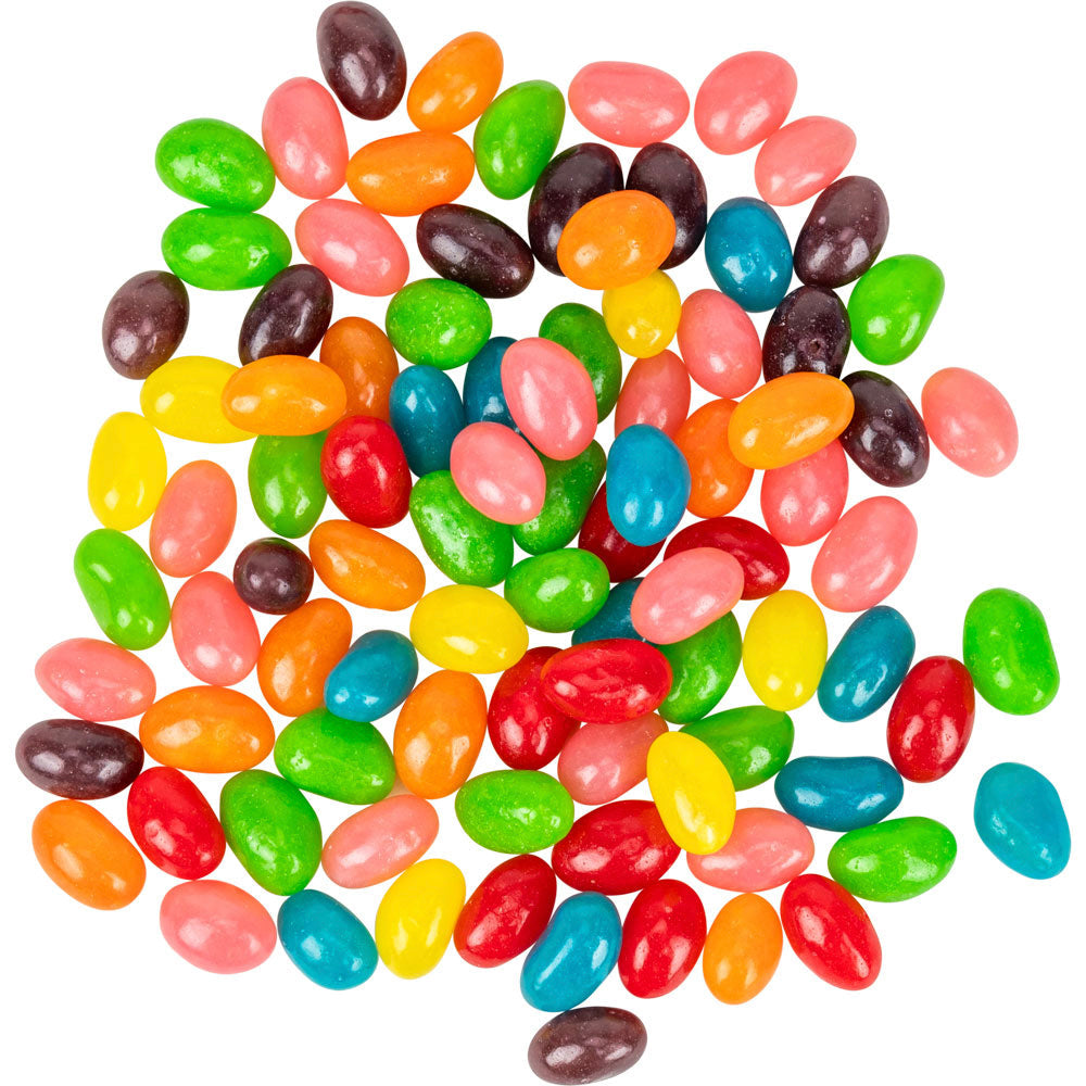 ICEE Sour Jelly Beans in assorted colors, chewy and sour candy.