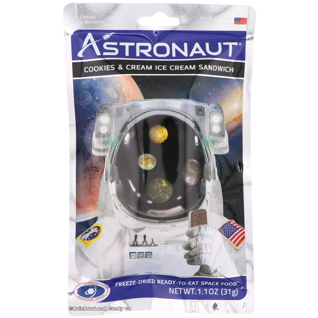 Astronaut Freeze Dried Cookies & Cream Ice Cream Sandwich
