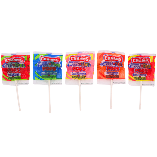 Charms Sweet and Sour Lollipop (one)