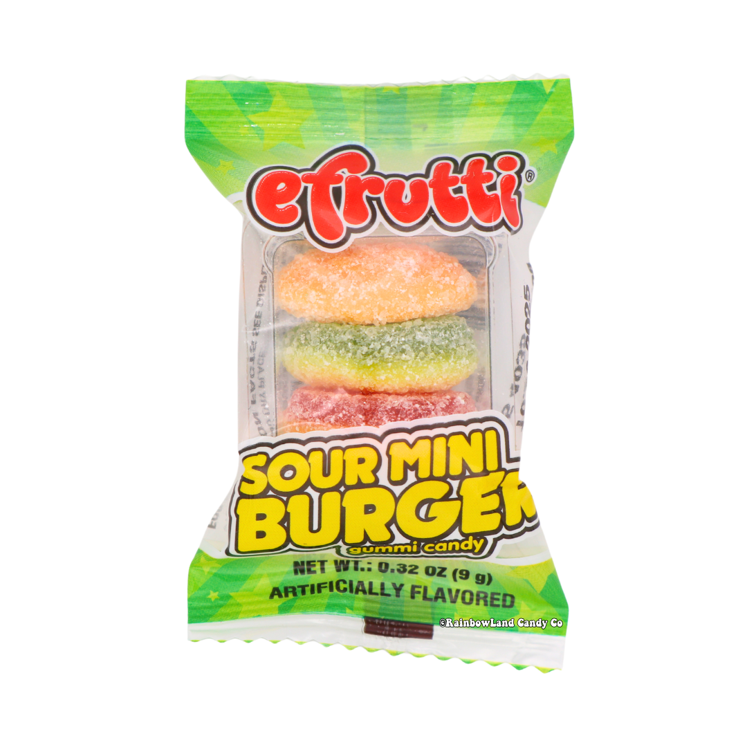 Efrutti Sour Mini Burger