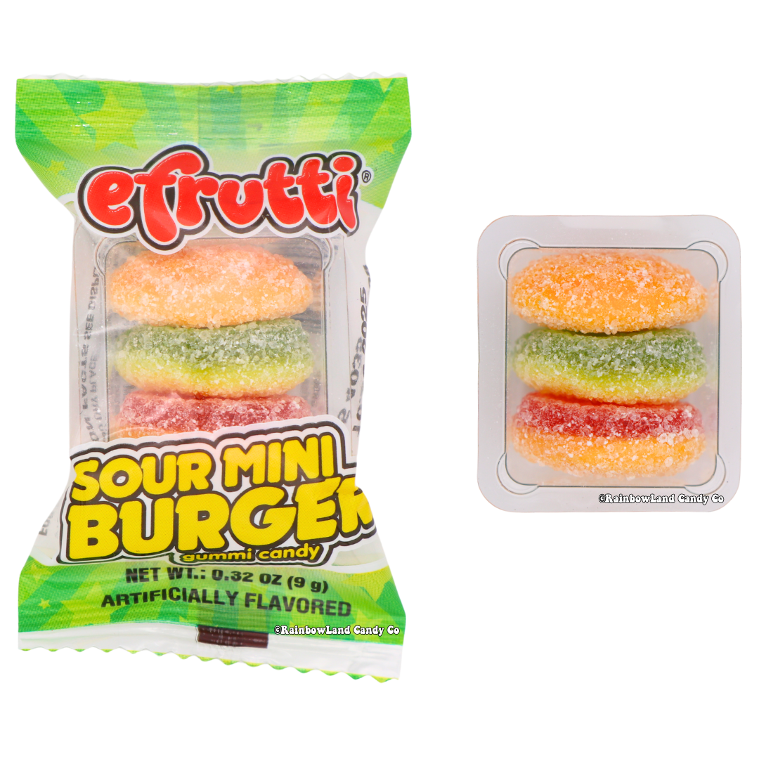Efrutti Sour Mini Burger