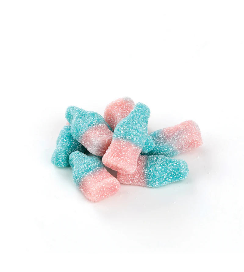 Gummy Sour Bubble Gum Small Bottles (2 oz)
