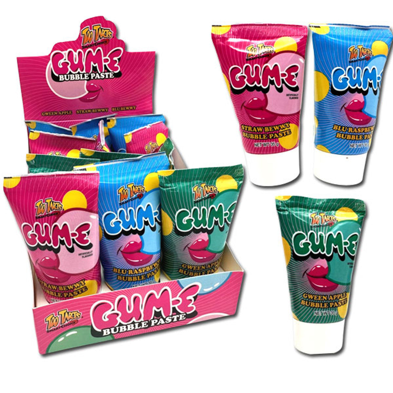 GumE Bubble Paste Bubble Gum (one) RainbowLand Candy Co