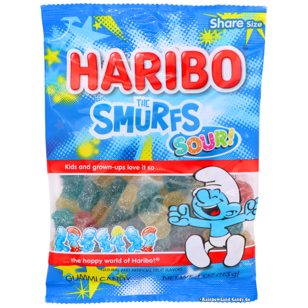 Haribo Sour Smurfs Gummies