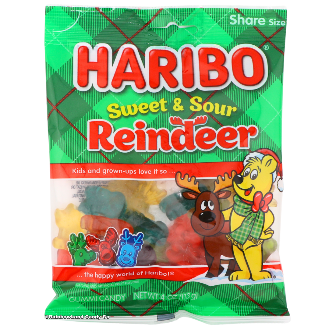 Haribo Sweet and Sour Reindeer Gummies