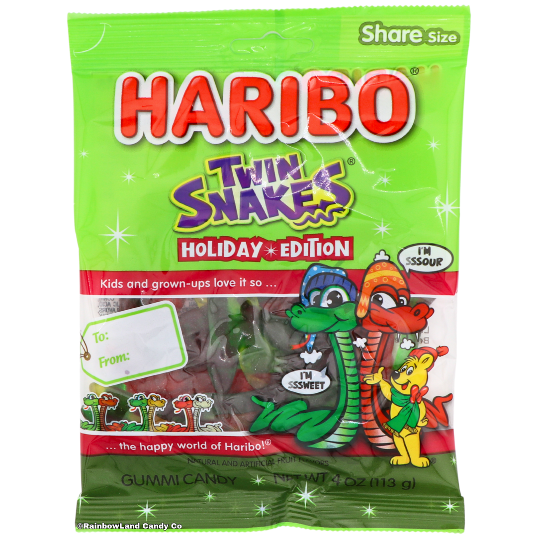 Haribo Twin Snakes Gummies Holiday Edition