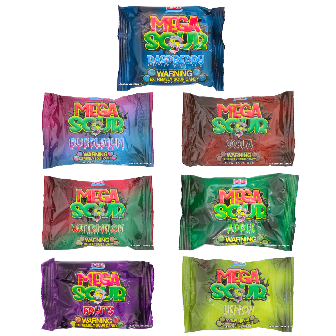 Mega Sour Candy - Pick your Flavor (extremely sour candy)