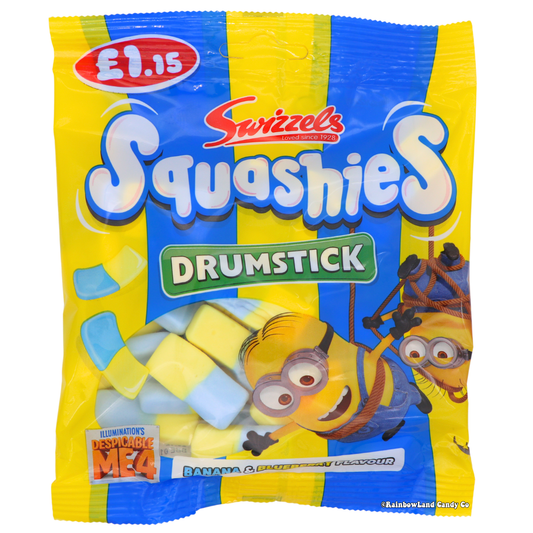 Squashies Minions - Banana and Blueberry Flavor (from the UK)