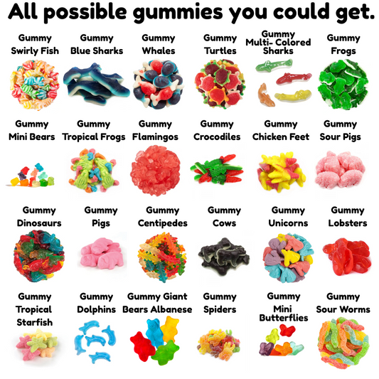 Mystery Gummy Mix (10 oz)