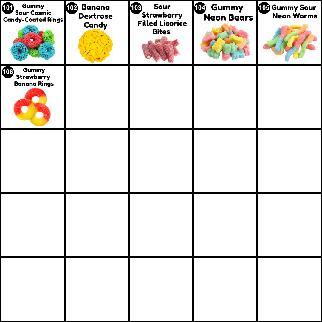 Custom Candy Mix (10 oz) - Pick and Mix - Build your own Candy Bag - 5 Different Candies!