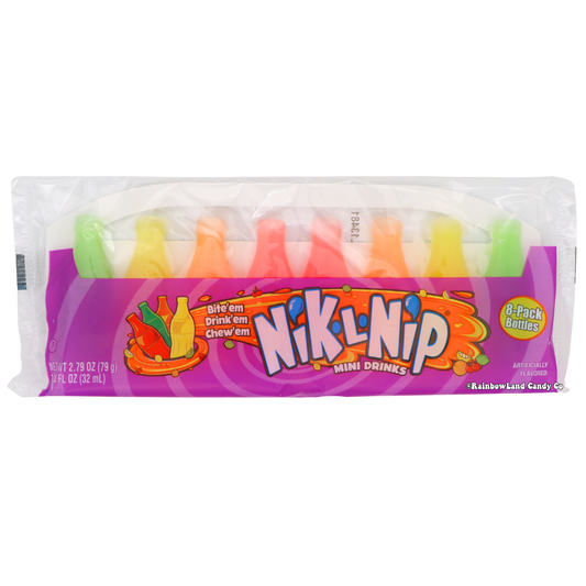 Nik L Nip - Wax Bottles Filled With Candy Syrup (8 pack)