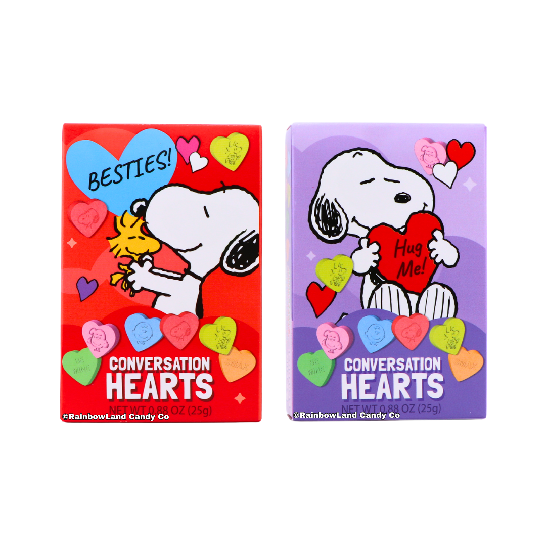 Peanuts Conversation Hearts (one box)