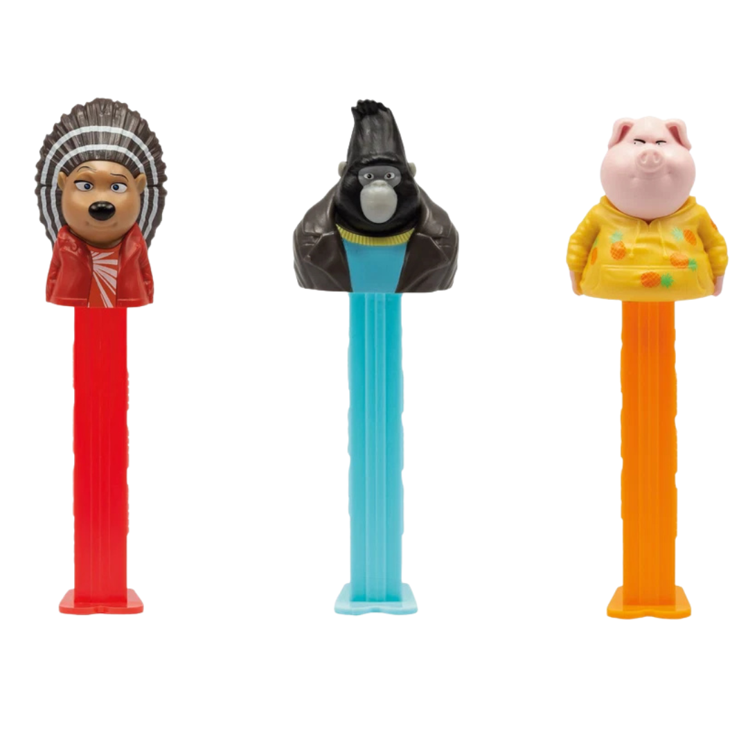 PEZ Sing 2 Dispenser | Gunter, Ash, or Johnny | 1 PEZ Dispenser