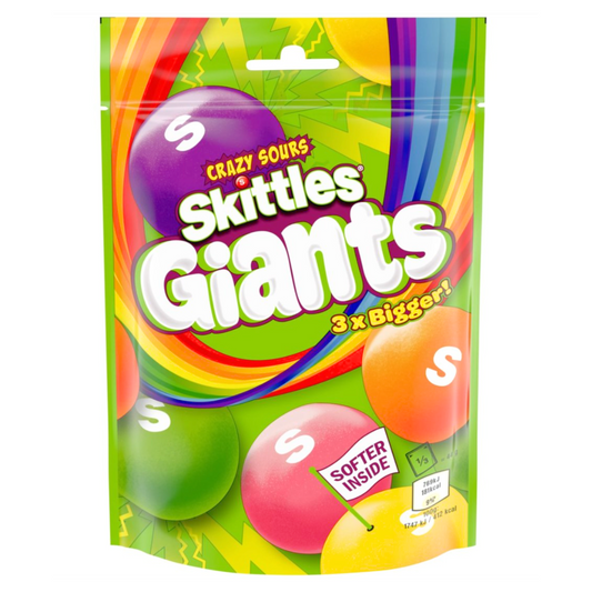 Skittles Giants Crazy Sours (from the UK)
