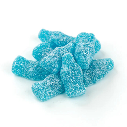 Sour Gummy Blue Raspberry Bottles