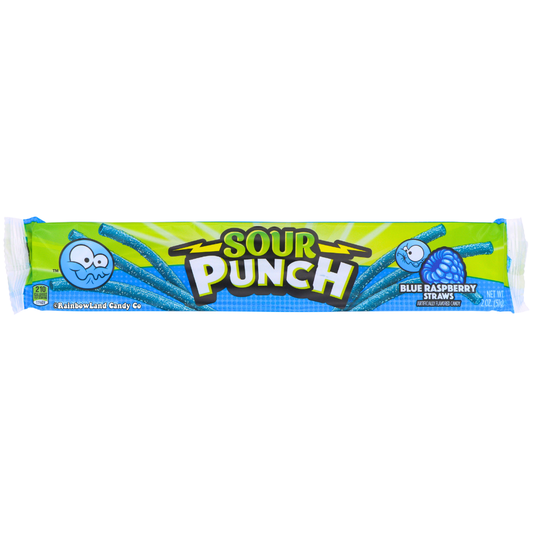 Sour Punch Straws - Blue Raspberry