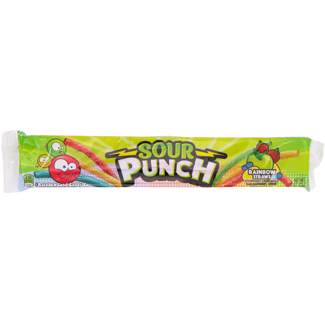 Sour Punch Straws - Rainbow