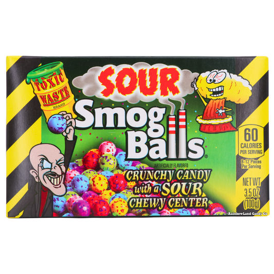Toxic Waste Sour Smog Balls - Theater Box