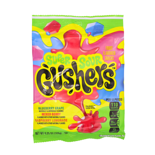 Fruit Gushers Super Sour (Best By Date: 10/22/25)