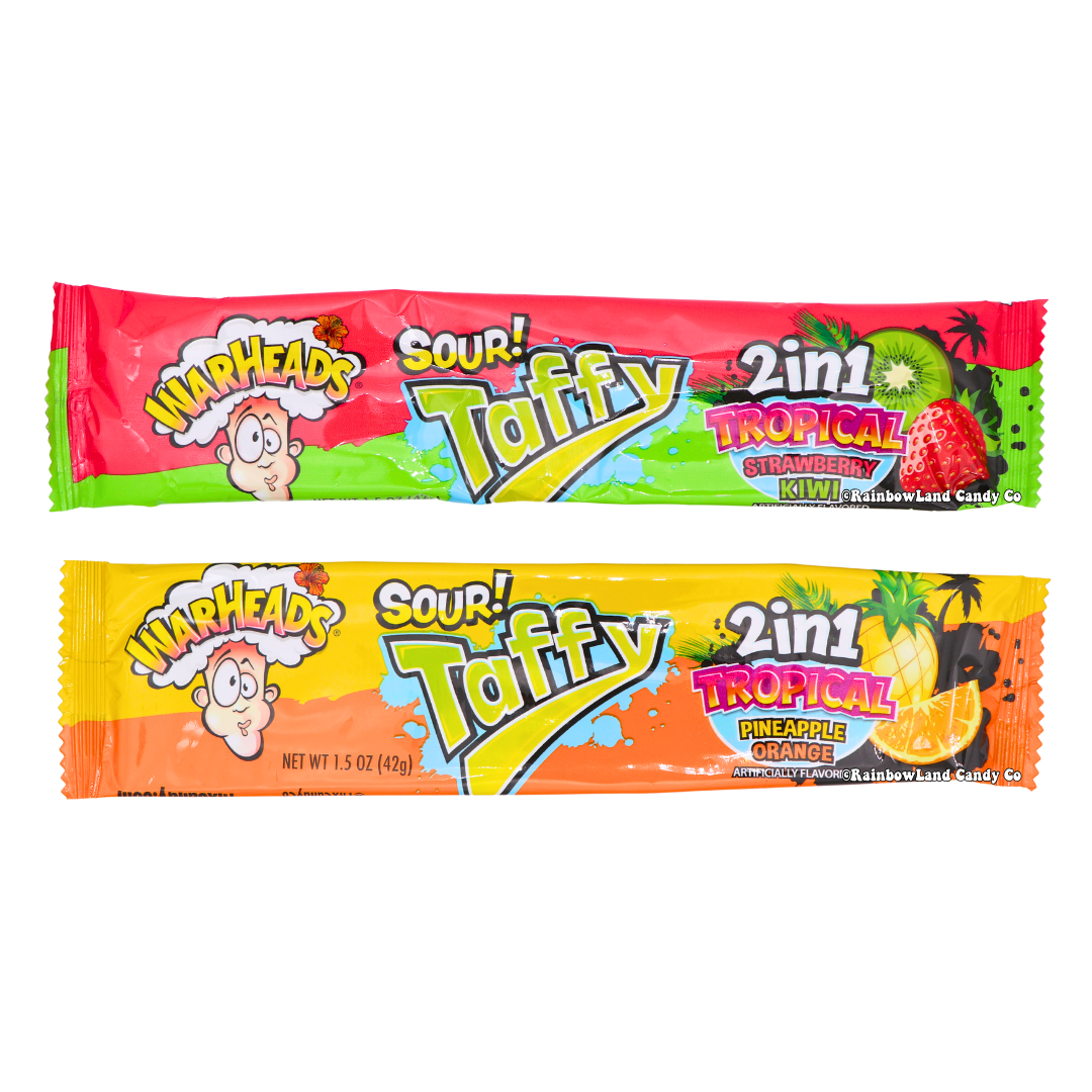 WarHeads Tropical Sour Taffy (one)