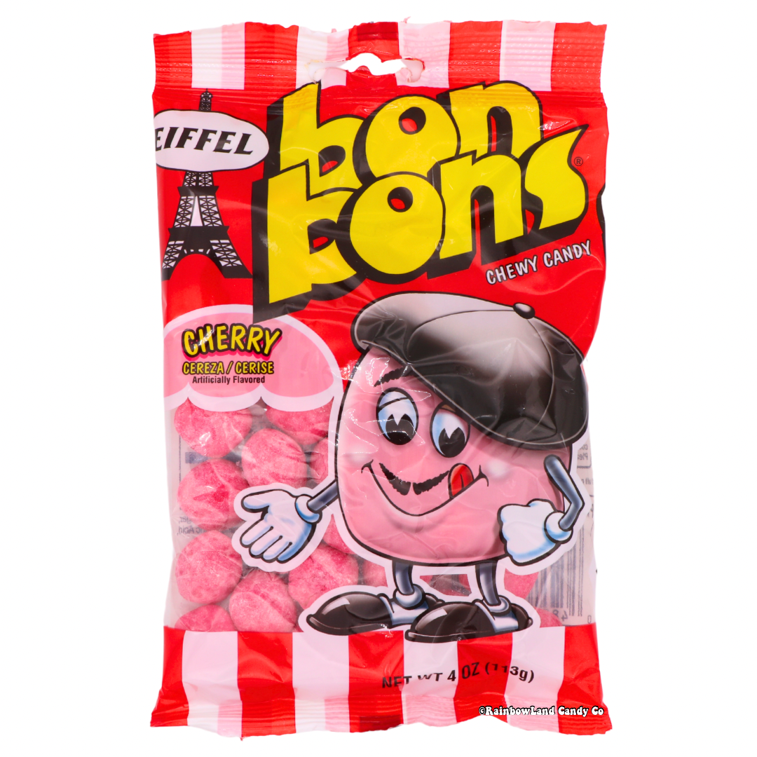 Eiffel Cherry Bon Bons | Chewy Cherry Candy Bag 4 oz – RainbowLand
