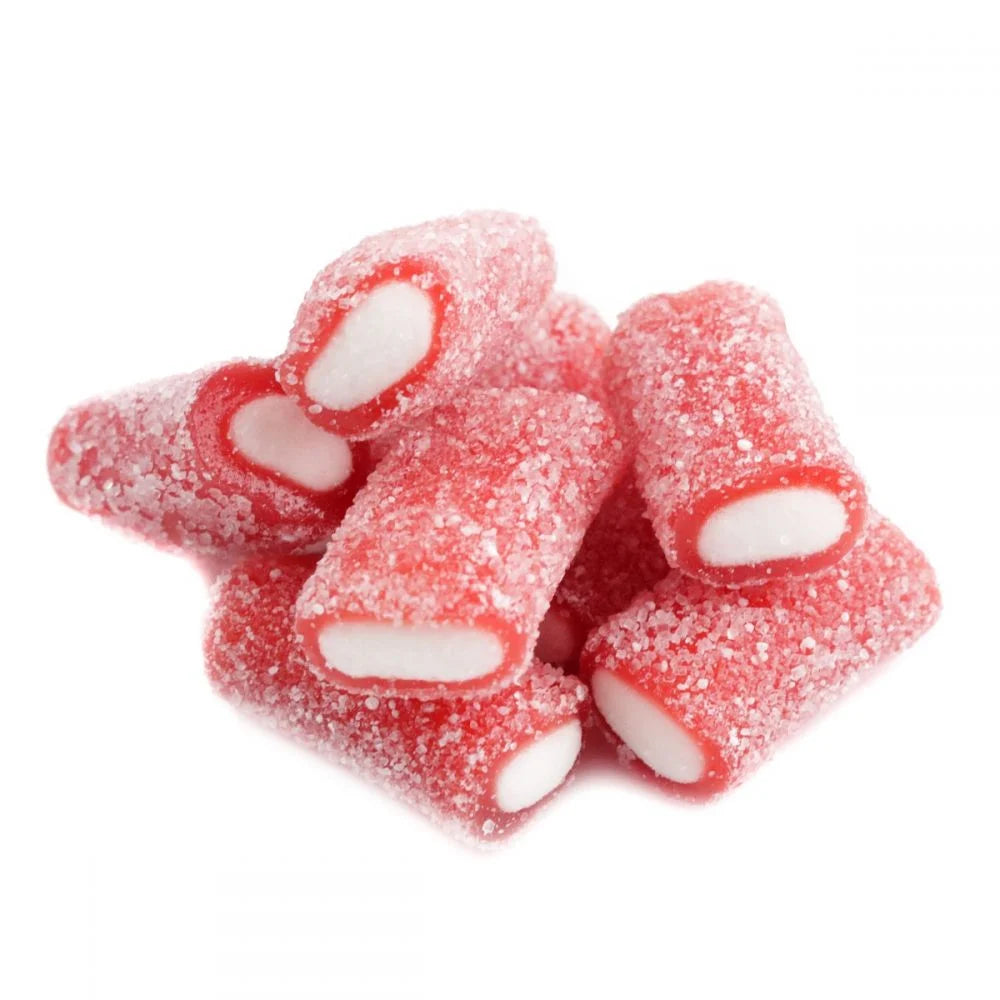 Sour Strawberry Filled Licorice Bites (2 oz)