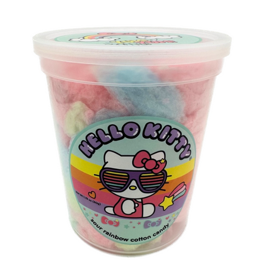 Hello Kitty Sour Rainbow Cotton Candy (Best By Date: 5/29/24)
