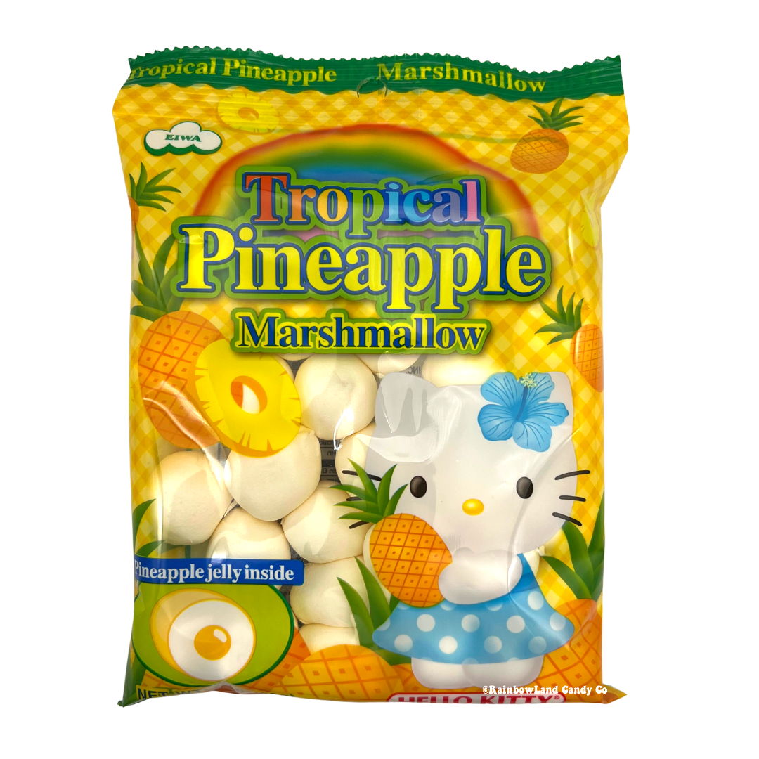 Hello Kitty Pineapple Marshmallow pack with jelly center.