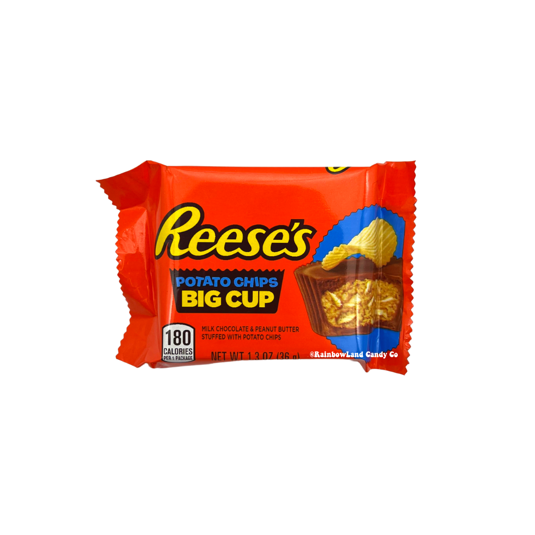 Reese's Big Cup with Potato Chips packaging.