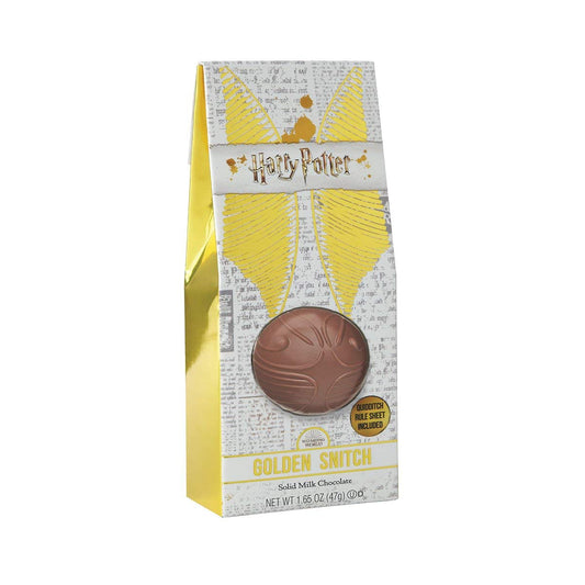 Harry Potter Milk Chocolate Golden Snitch in packaging inspired by Quidditch.