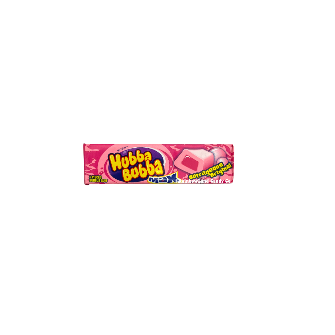 Hubba Bubba Max Original bubble gum pack with 5 pieces