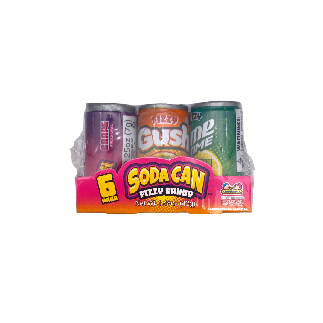 Soda Can Fizzy Candy RainbowLand Candy Co