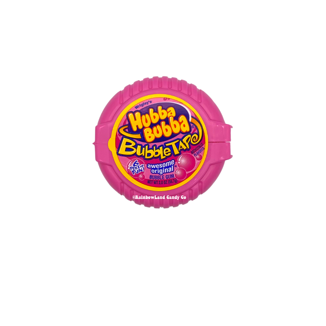 Hubba Bubba Bubble Tape Original - 6 Feet of Bubble Gum in Pink Container