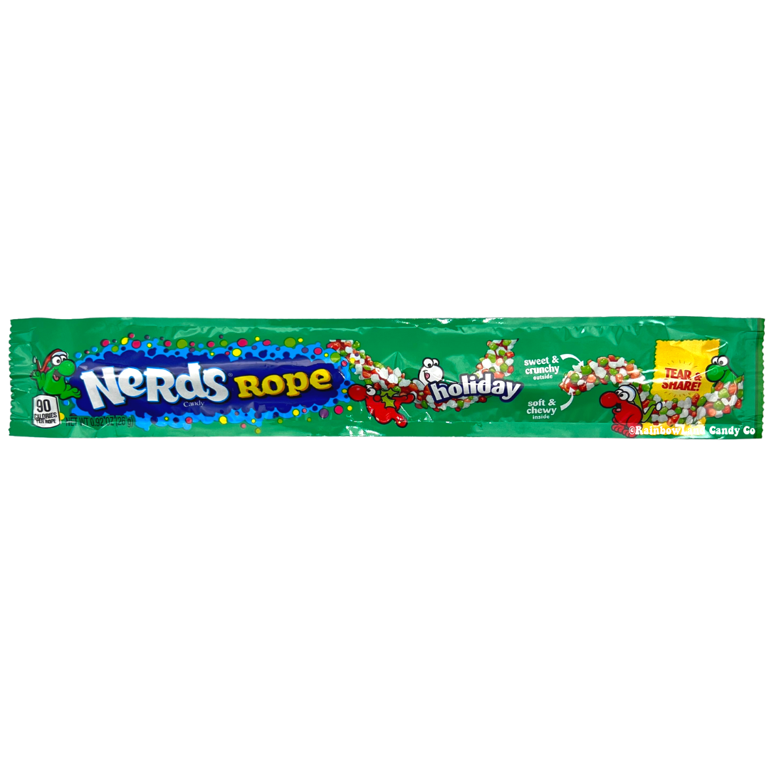 Nerds Ropes Holiday Candy, Christmas Candy Stocking Stuffers for