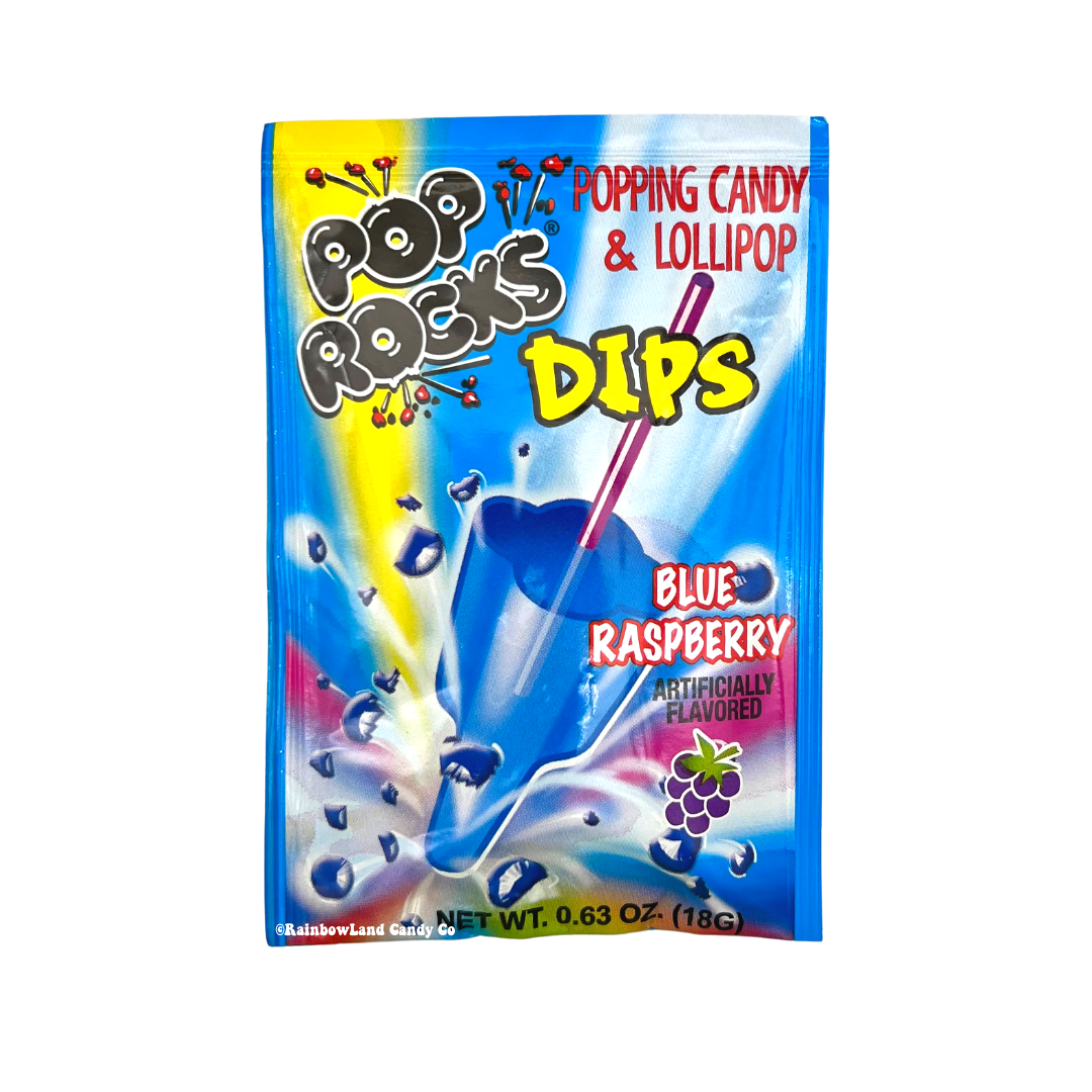 Pop Rocks Dips Blue Raspberry Rainbowland Candy Co 7024