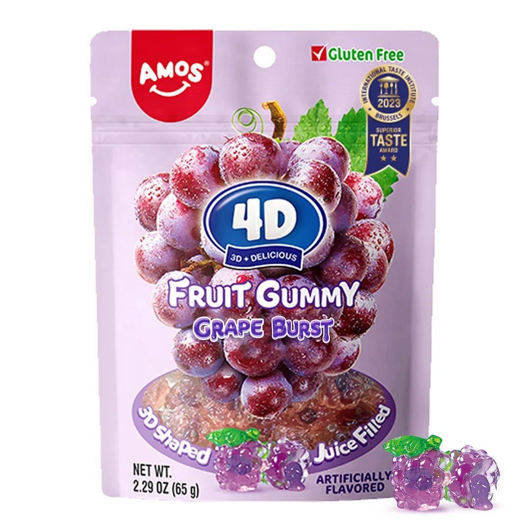 4D Grape Juicy Burst Gummies