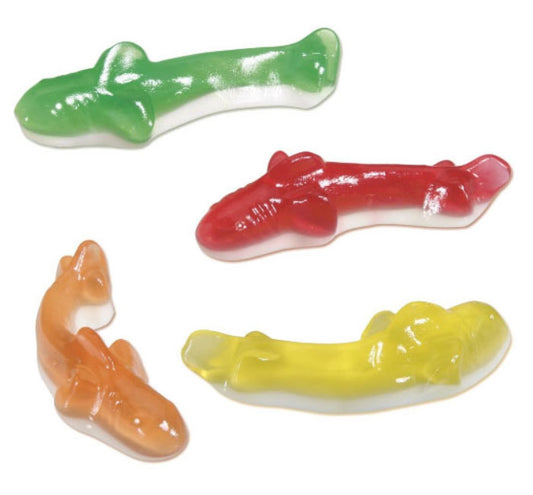 Gummy Multi-Colored Sharks (2 oz)