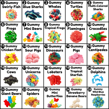 Custom Candy Mix (10 oz) - Pick and Mix - Build your own Candy Bag - 5 Different Candies