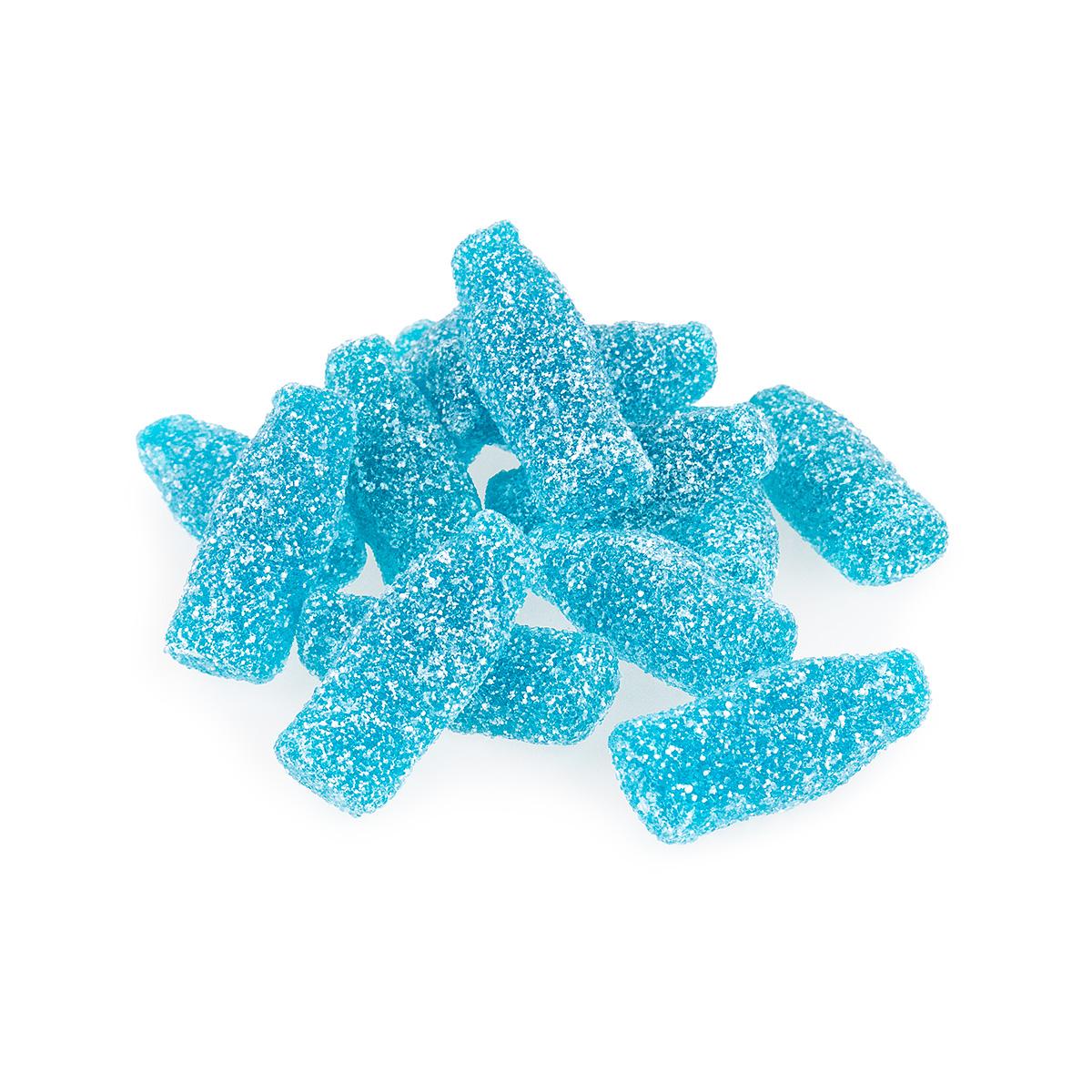 Gummy Sour Blue Raspberry Bottles (2 oz)