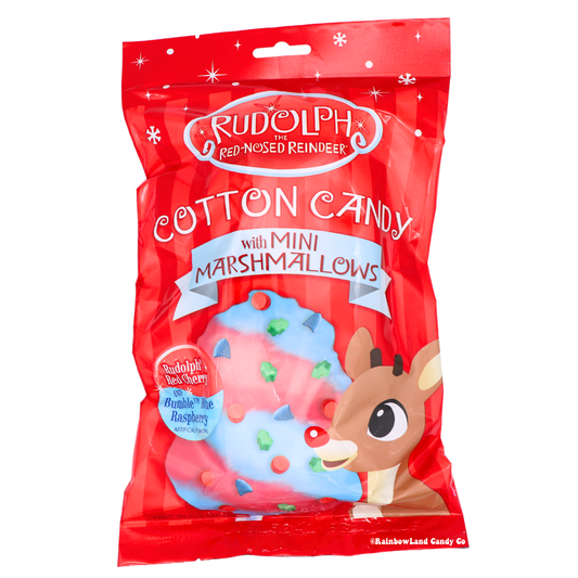 Rudolph Cotton Candy with Mini Marshmallows