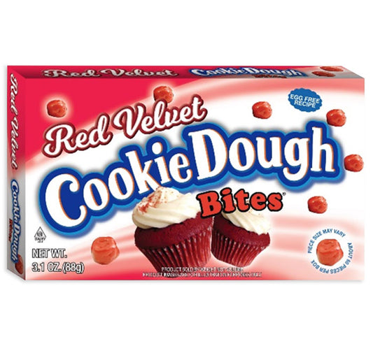 Red Velvet Cookie Dough Bites