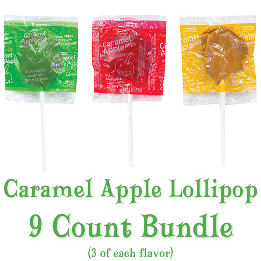 Caramel Apple Lollipop (9 count bundle)