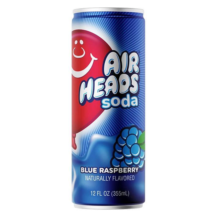 Airheads Blue Raspberry Soda | 12 fl oz Can – RainbowLand Candy Co