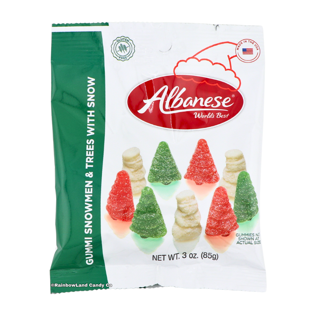 Albanese Gummy Snowmen and Trees