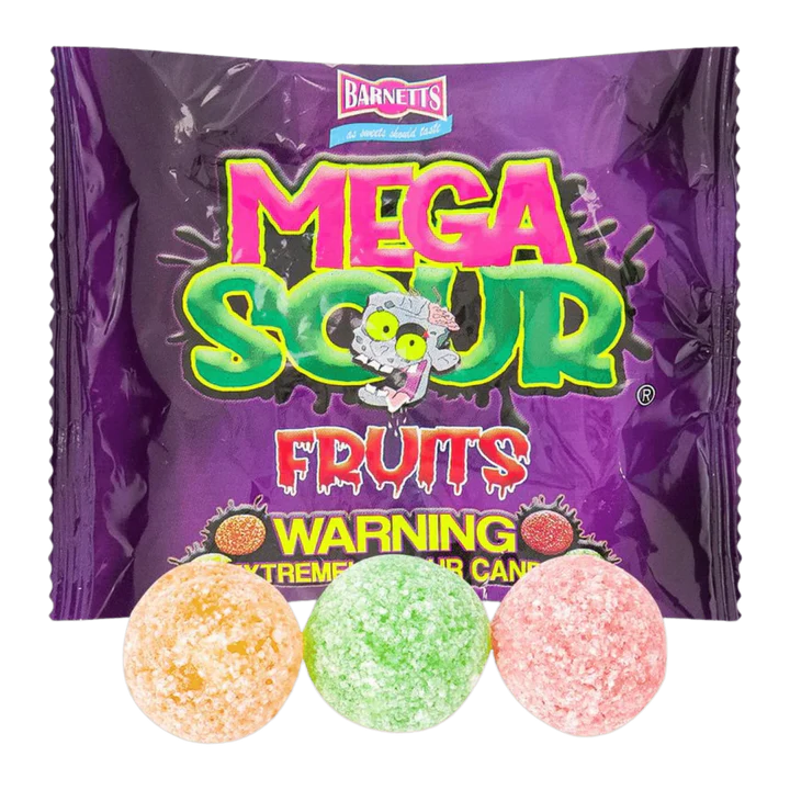 Mega Sour Fruits (extremely sour candy)