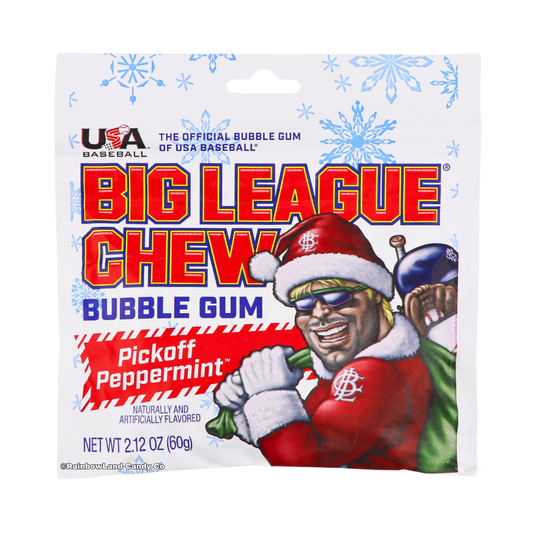 Christmas Big League Chew - Pickoff Peppermint