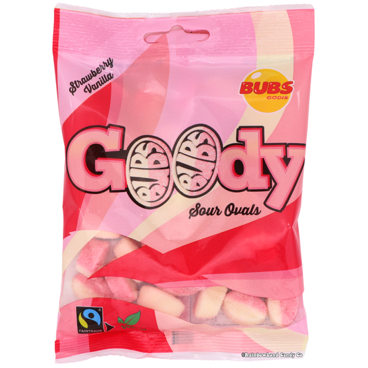 Bubs Strawberry & Vanilla Sour Ovals (from Sweden)