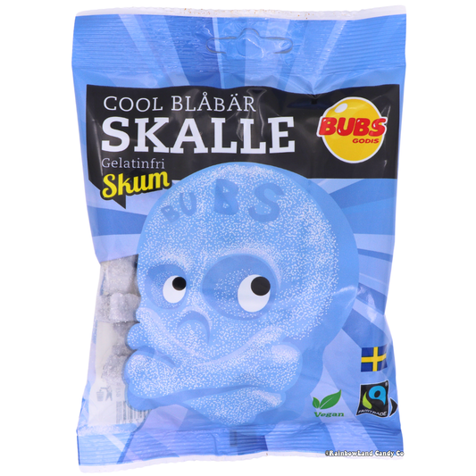 Bubs Cool Blueberry Sour Skulls (from Sweden)
