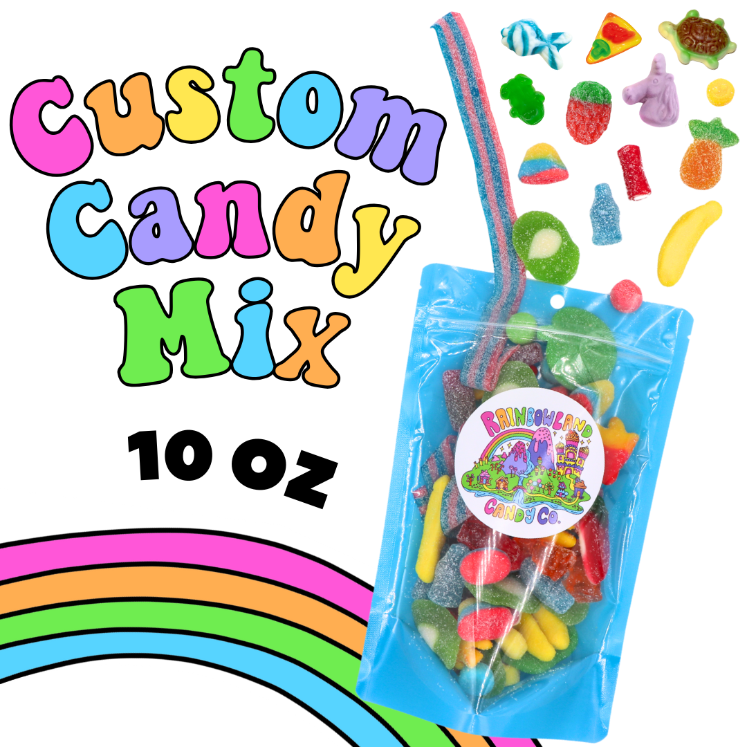 Custom Candy Mix - Create Your Custom 10 oz Candy Mix Today! – RainbowLand Candy Co